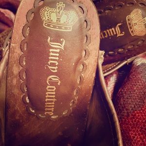 Authentic juicy couture mules